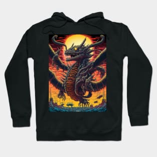 Big Electrical Dragon Hoodie